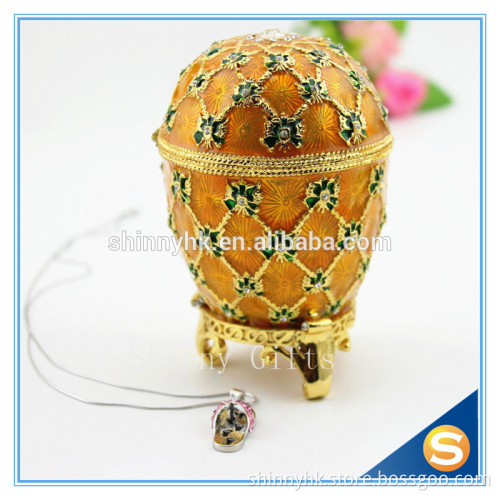 100% handmade Egg Shape Jewelry Box for Easter Gifts